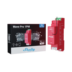 SHELLY QUBINO - Module rail DIN 1 canal Z-Wave+ 800 avec mesure d'éne