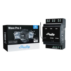 SHELLY QUBINO - Module RAIL DIN Z-Wave 3 canaux Shelly Wave Pro 3