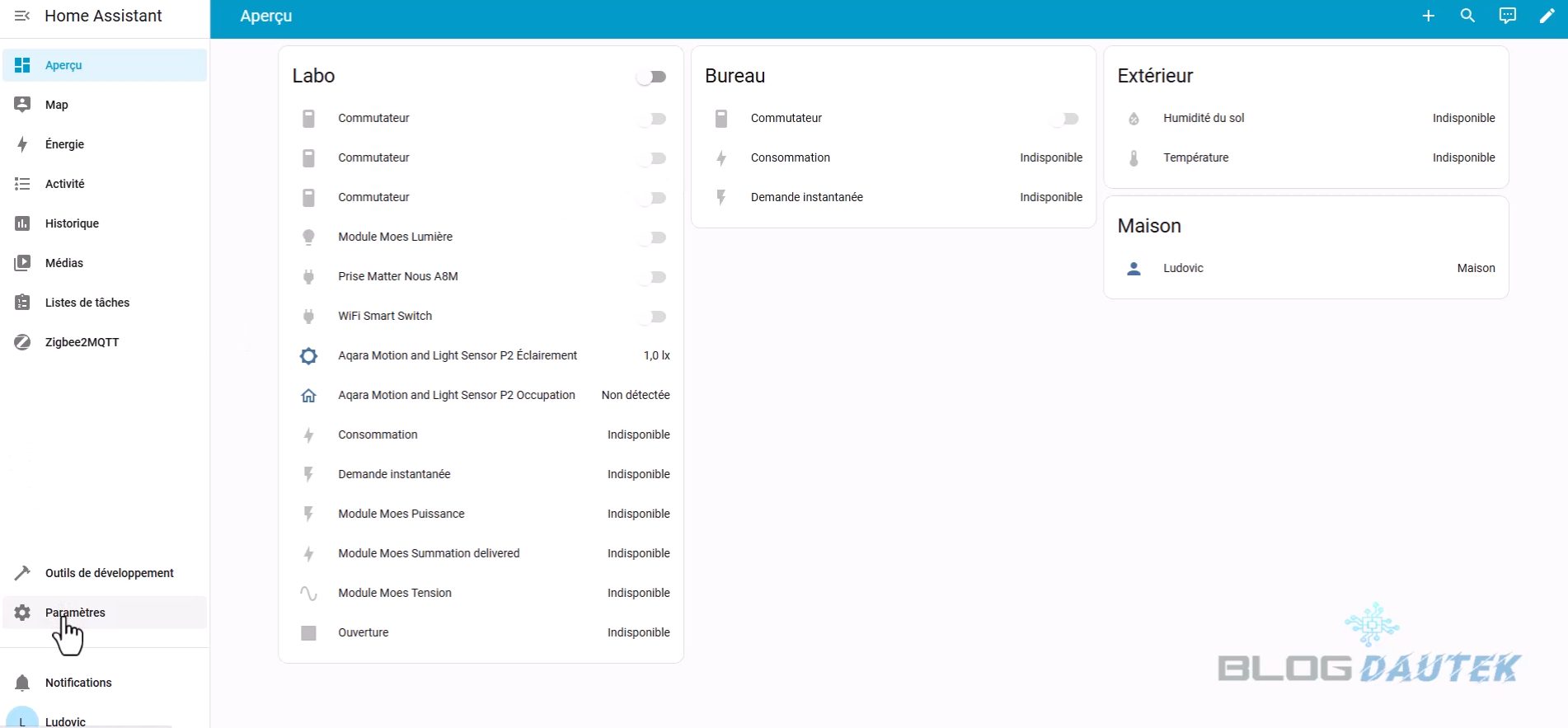 Antenne Z-Wave Home Assistant