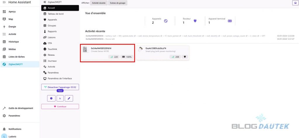 Capteur de température w100 Aqara