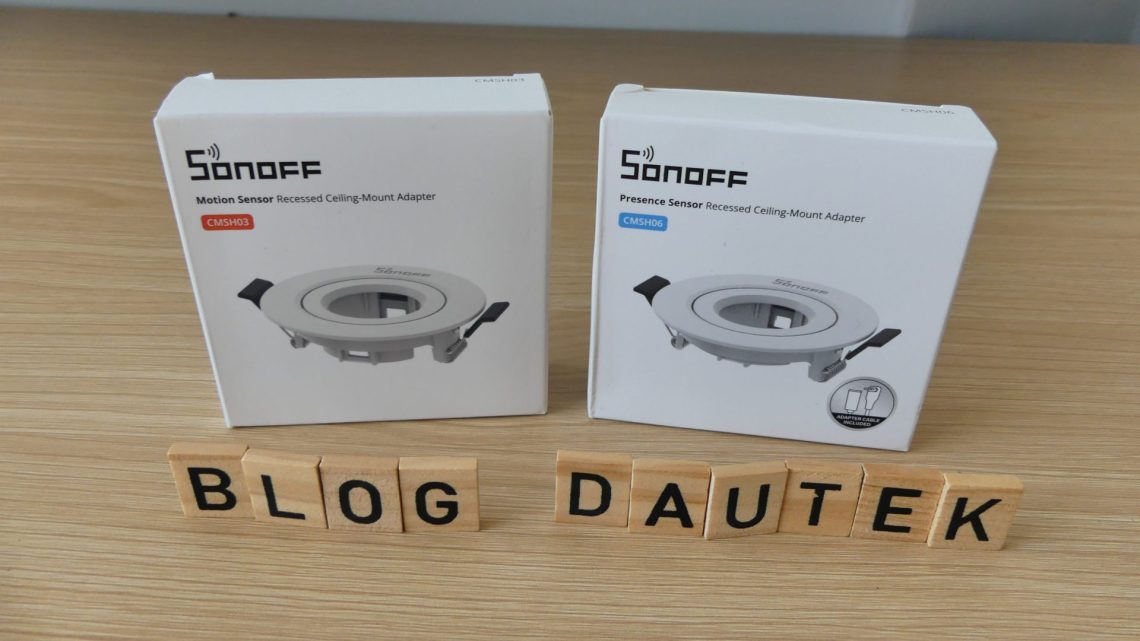 Sonoff CMSH03 / CMSH06 : L’adaptateur encastré qui rend vos capteurs presque invisibles au plafond