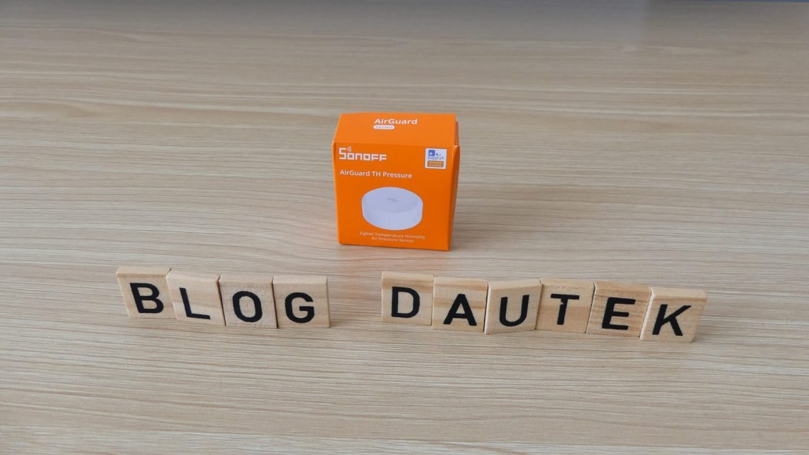 SONOFF SNZB-02M : Un capteur de pression atmosphérique Zigbee complet