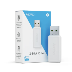 AEOTEC - Contrôleur USB Z-Wave+ 800 Long Range et Zigbee Z-Stick 10 Pro