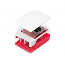 Boîtier officiel pour Raspberry Pi 5 avec ventilateur (Blanc)