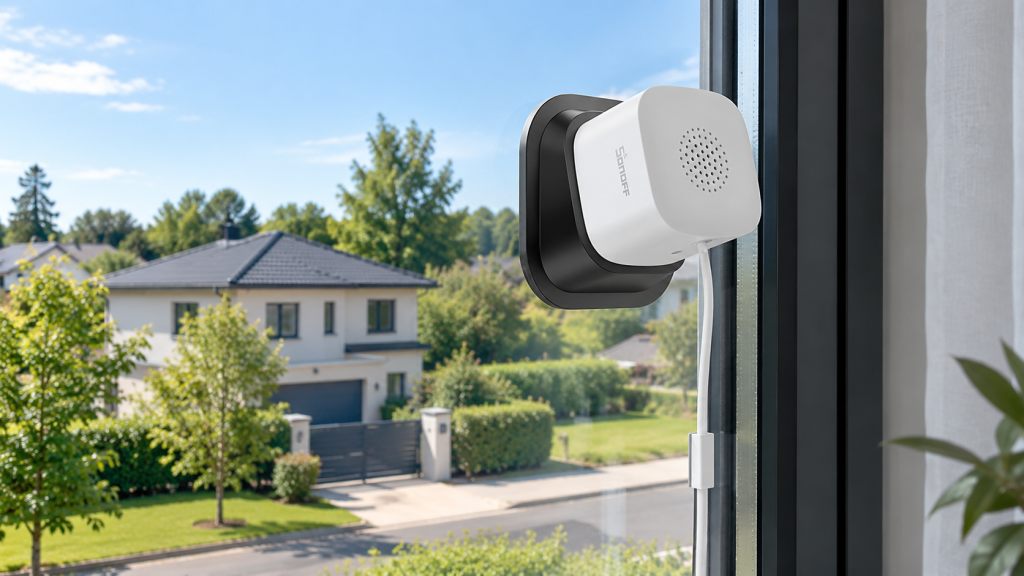 Installation camera de securite Sonoff GlassView