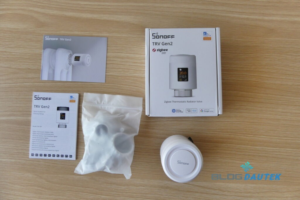 Tete thermostatique connectee Sonoff 2