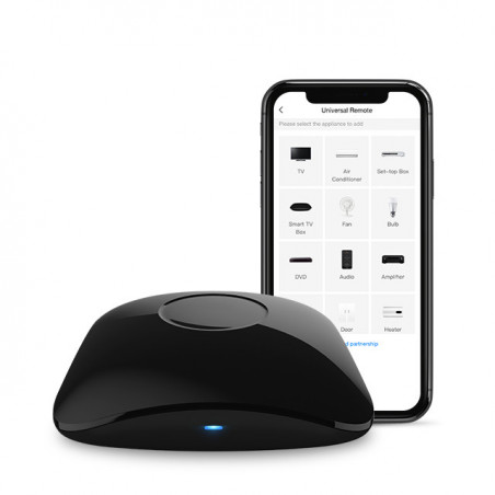 BROADLINK - TÉLÉCOMMANDE UNIVERSELLE IR/WIFI/433MHZ RM4 PRO POUR SMARTPHONE