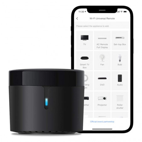BROADLINK - TÉLÉCOMMANDE UNIVERSELLE IR/WIFI RM4 MINI POUR SMARTPHONE