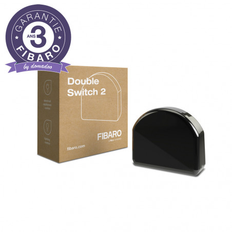 FIBARO - MICROMODULE COMMUTATEUR DOUBLE Z-WAVE+ FIBARO DOUBLE SWITCH 2 FGS-223
