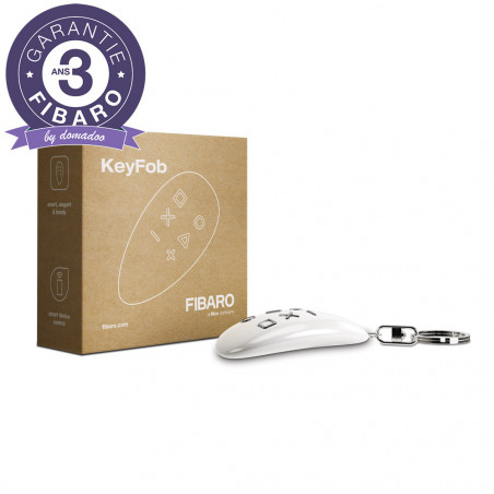 FIBARO - TÉLÉCOMMANDE PORTE-CLÉS Z-WAVE+ FIBARO KEYFOB FGKF-601