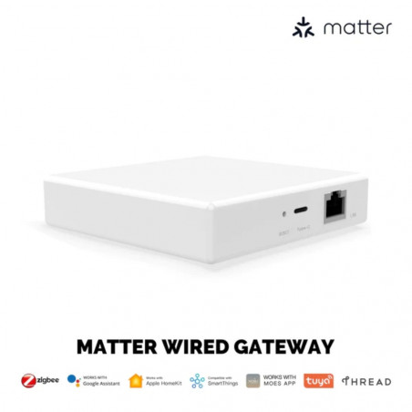 MOES - Box domotique Zigbee Tuya + Matter over Thread (Ethernet)