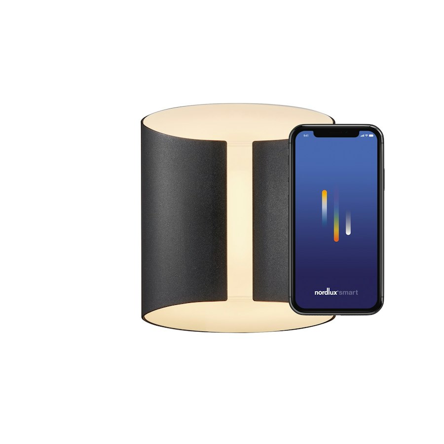 Nordlux GripSmart Applique Connecté Noir​,​ 2200-6500K​,​ 830lm