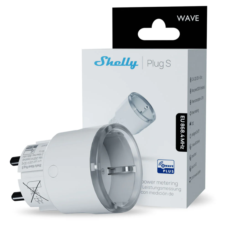 SHELLY - Prise intelligente Z-Wave 800 Shelly Wave Plug S